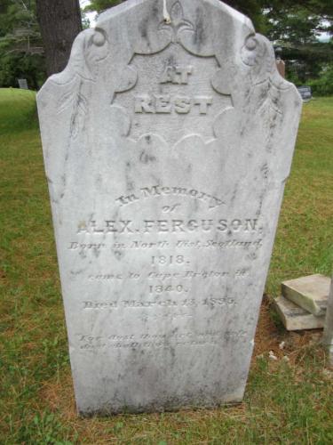 Alexander Ferguson RIverview Cemetery Marion Bridge